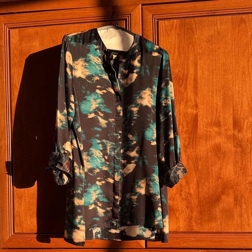 Johnny Was Multicolor Patterned Blouse